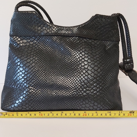 Crocodile hand bag by OLIVER made in Italie - Picture 13 of 14